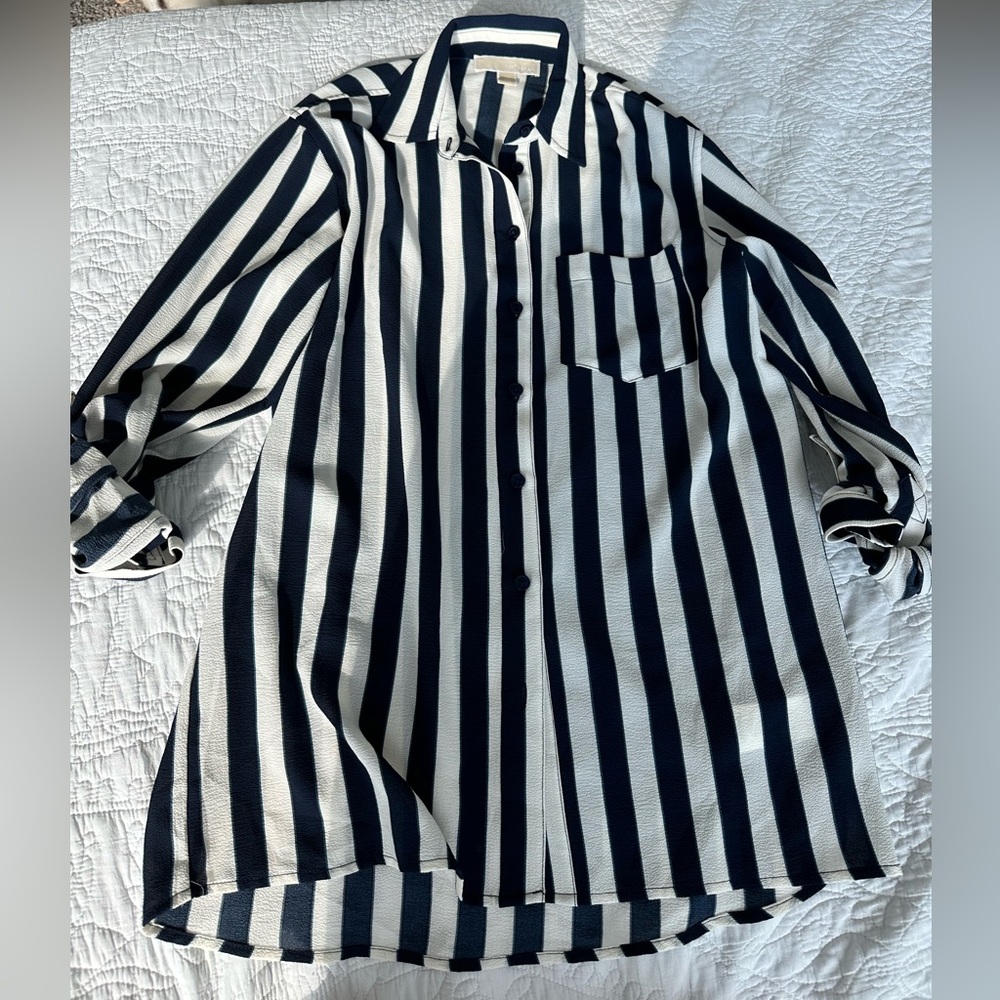 Michael Kors Striped Blouse
